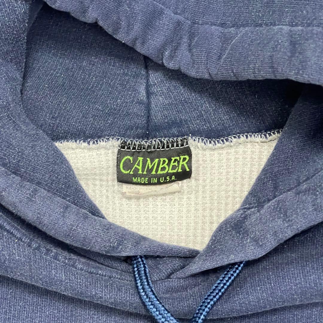 【90’s CAMBER】 USA製 パーカー XL ネイビー