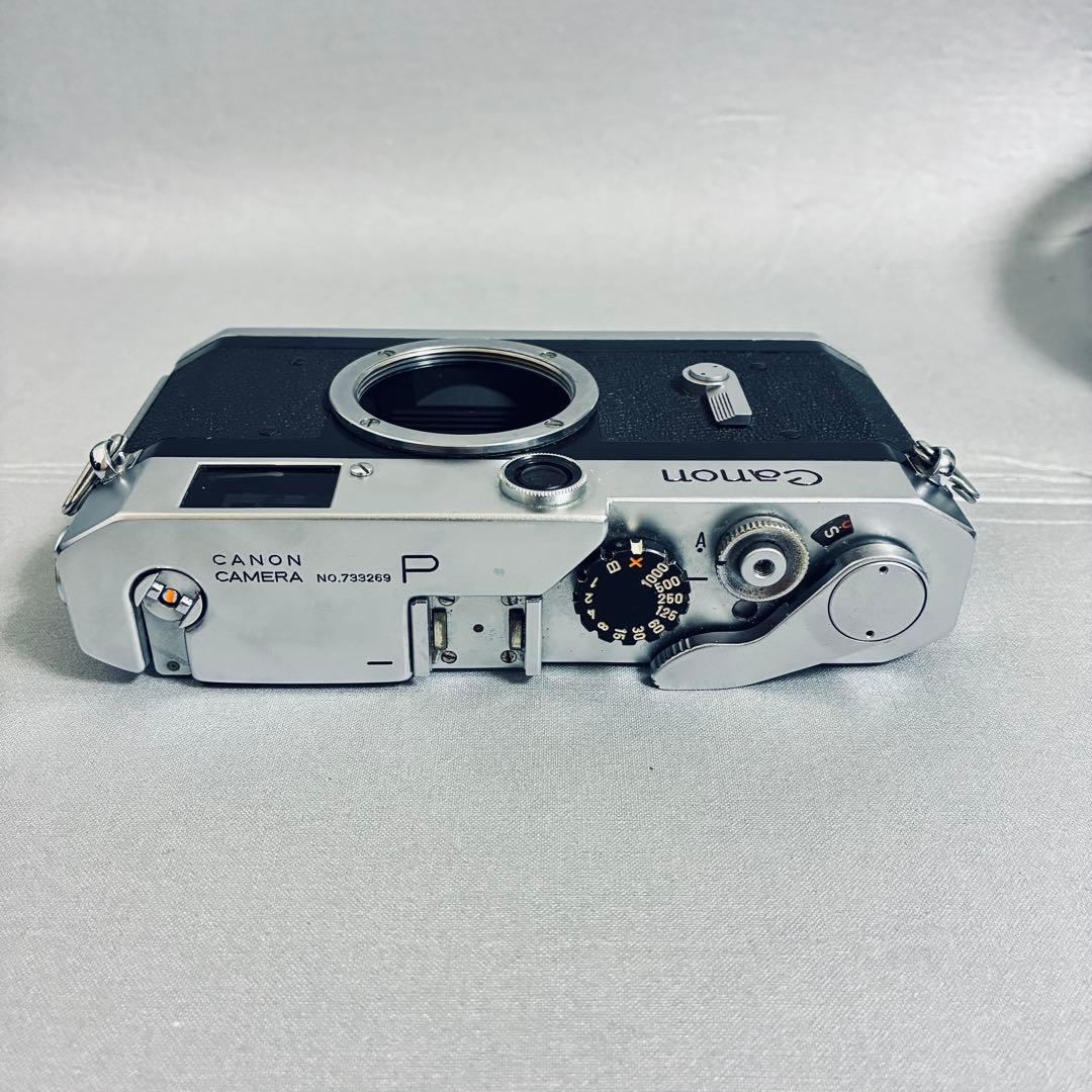 試写作例付 canon p 露出計付 50mm f1.8 - メルカリ