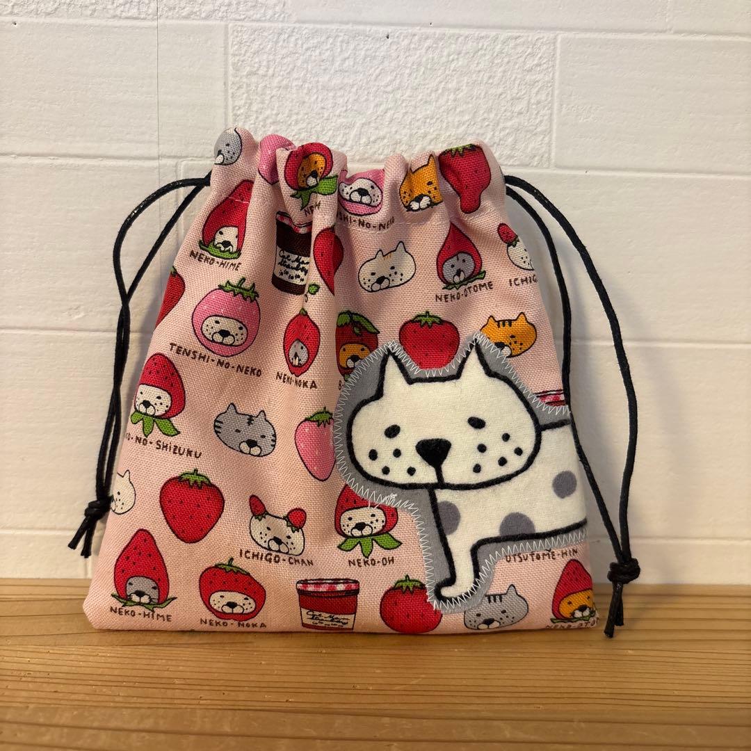 感謝価格SALE ユキエモン　巾着　ハンドメイド　小物入れ　限定生地