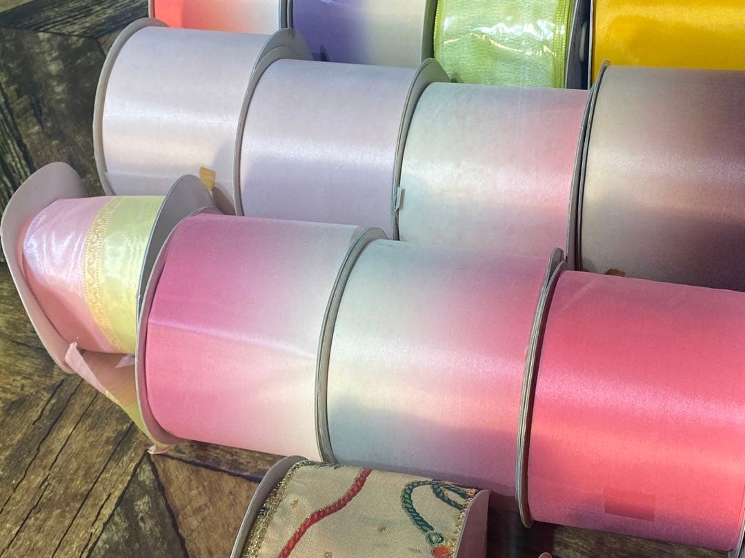 ふ*ー様 未使用 青山リボン 大量 セット まとめ売り まとめて 資材