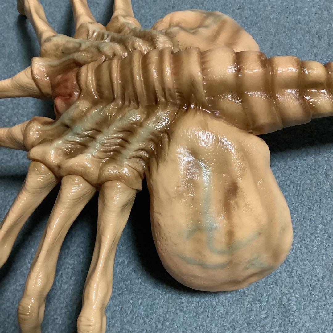 エイリアン★ソフビ★ガレージキット★フェイスハガー★1/1実物大★完成品★ツクダ