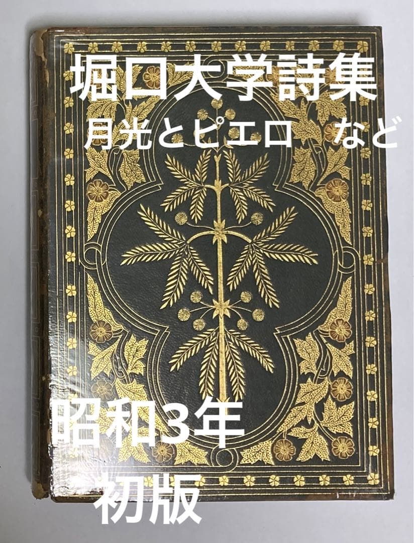 堀口大学詩集　昭和3年　初版 堀口大学詩集 昭和3年 初版 堀口大学詩集(堀口大学著) / 中島屋書店