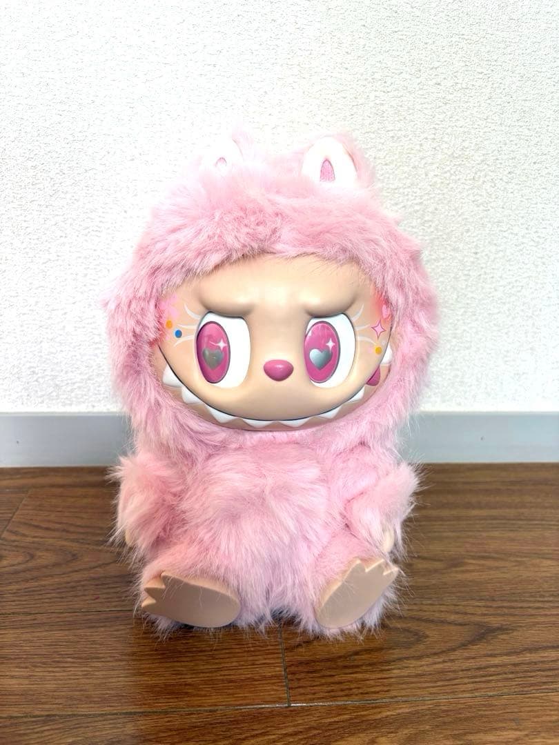 ZIMOMO ジモモ　ふわふわぬいぐるみ　BIGサイズ 38cm ピンク