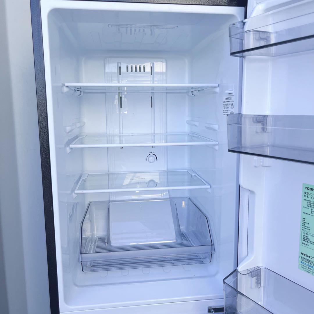 374取付無料！アイリスオーヤマスタイリッシュブラック洗濯機 東芝冷蔵庫