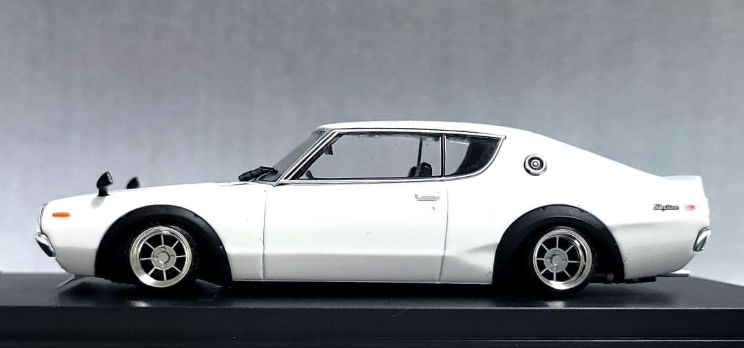 1/43　スカイライン改　ケンメリ2Dr　ハヤシ　ホイール　アルミ製　深リム