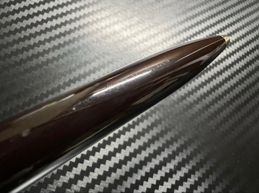 未使用に近い ペリカン K400 ボールペン トートイス 茶縞