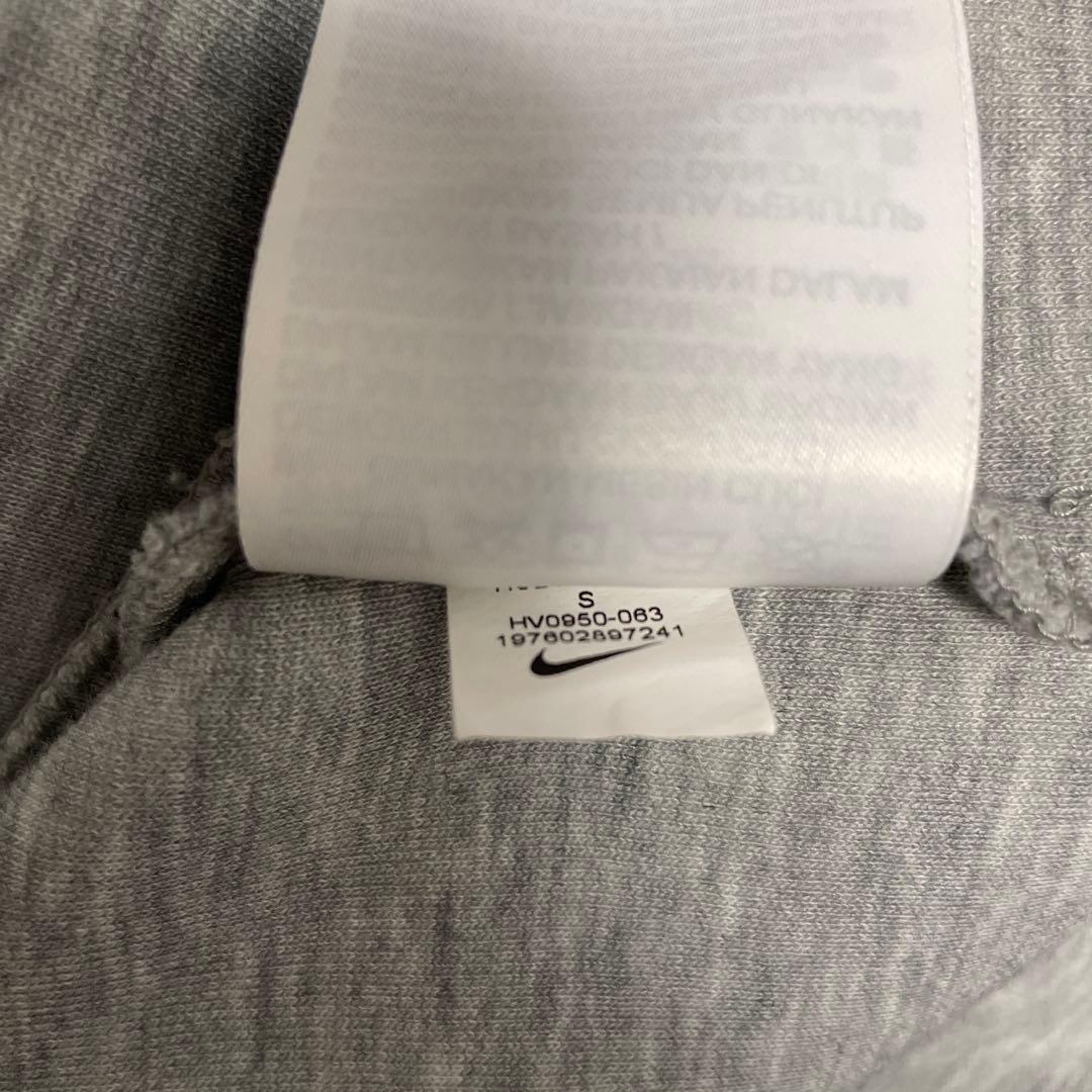 ナイキ テックフリース パーカー フルジップ グレー S