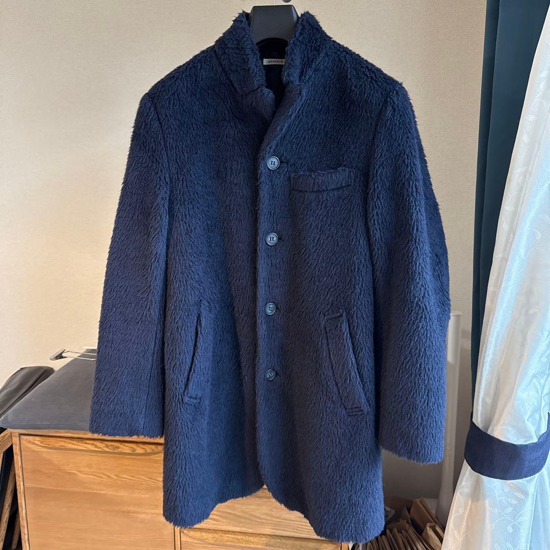 BLUE BLUE JAPAN アルパカシャギージャケット