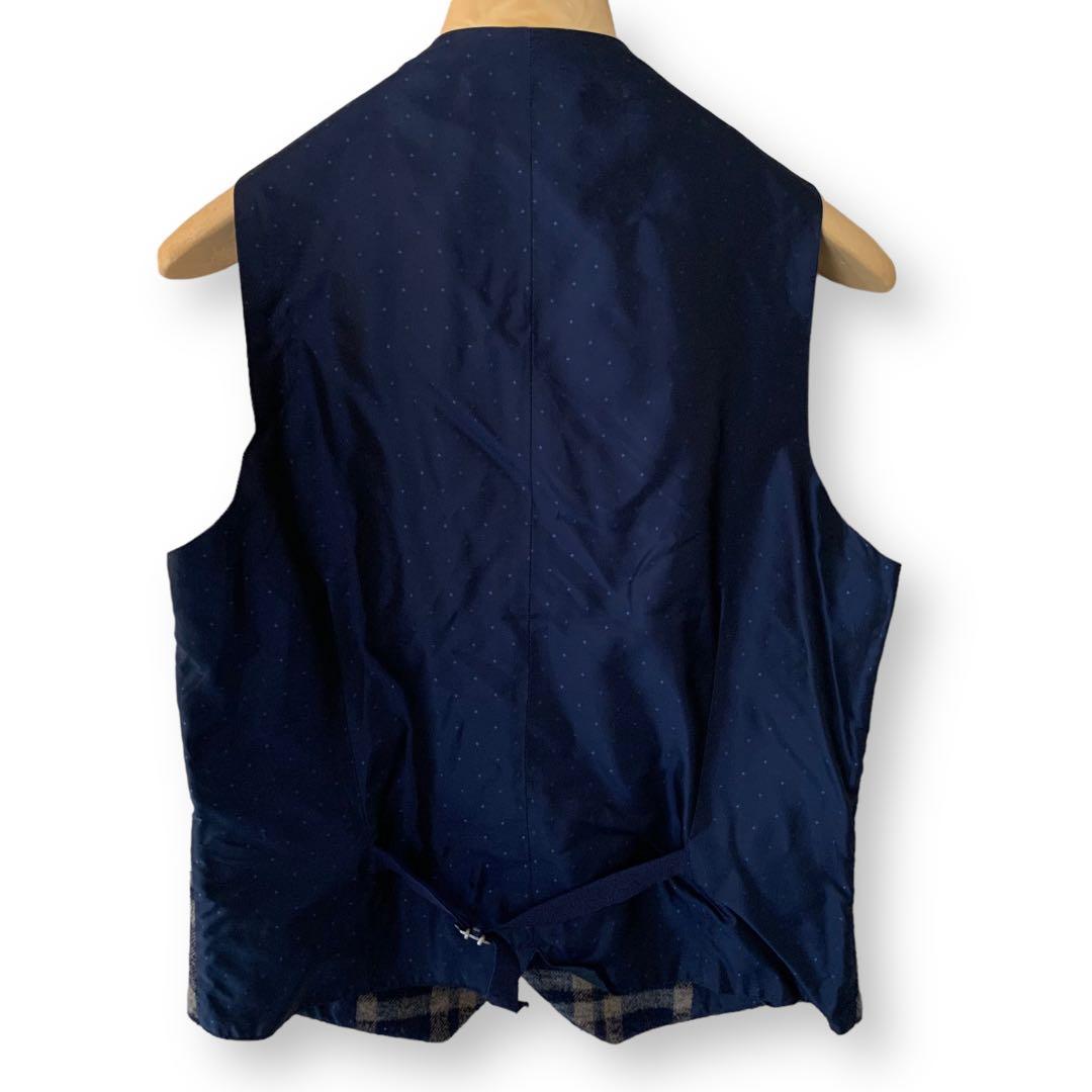 美品/TAGLIATORE/ダブルブレスト/ウールベスト44