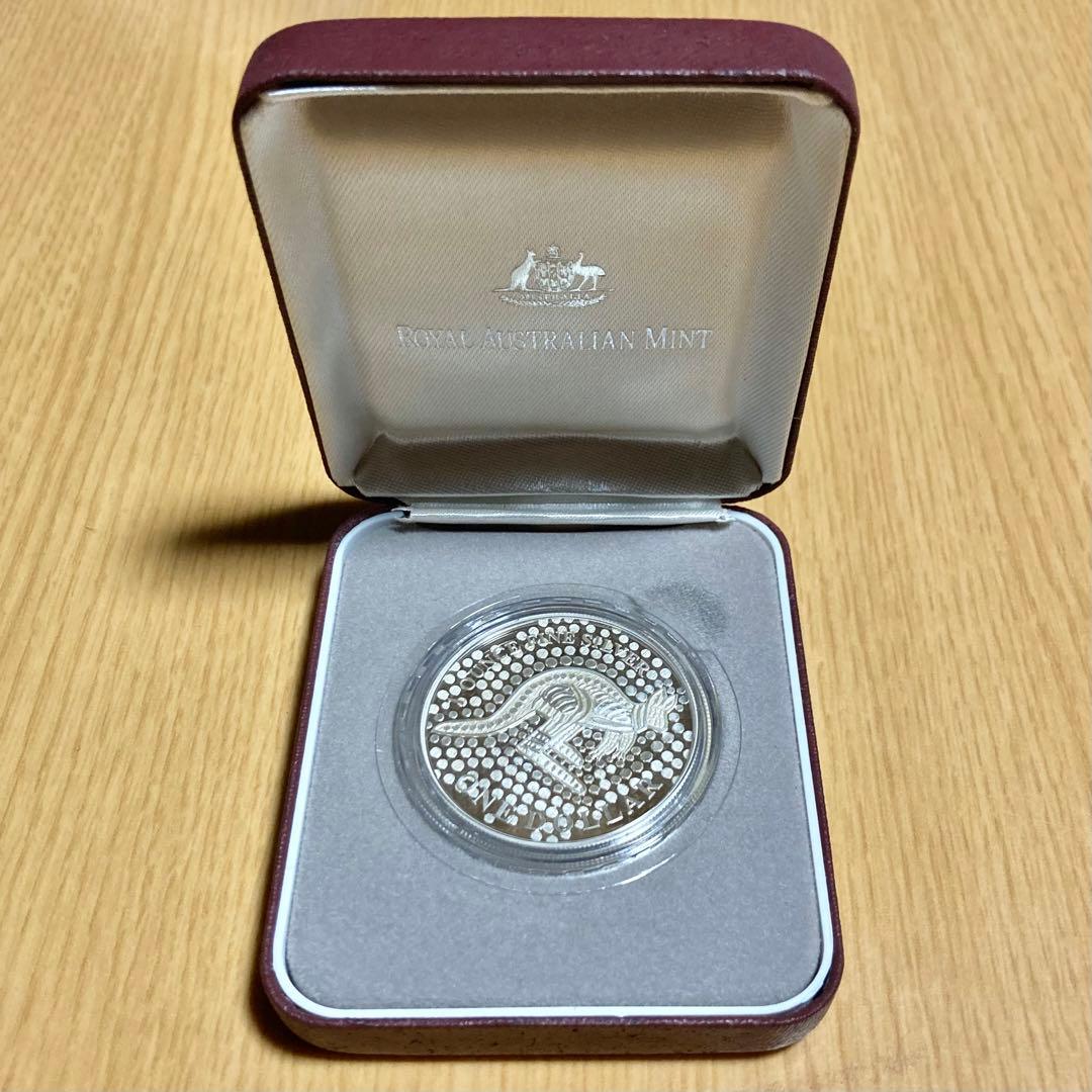 オーストラリア カンガルー プルーフ 銀貨 2001 1オンス 証明書 箱付き