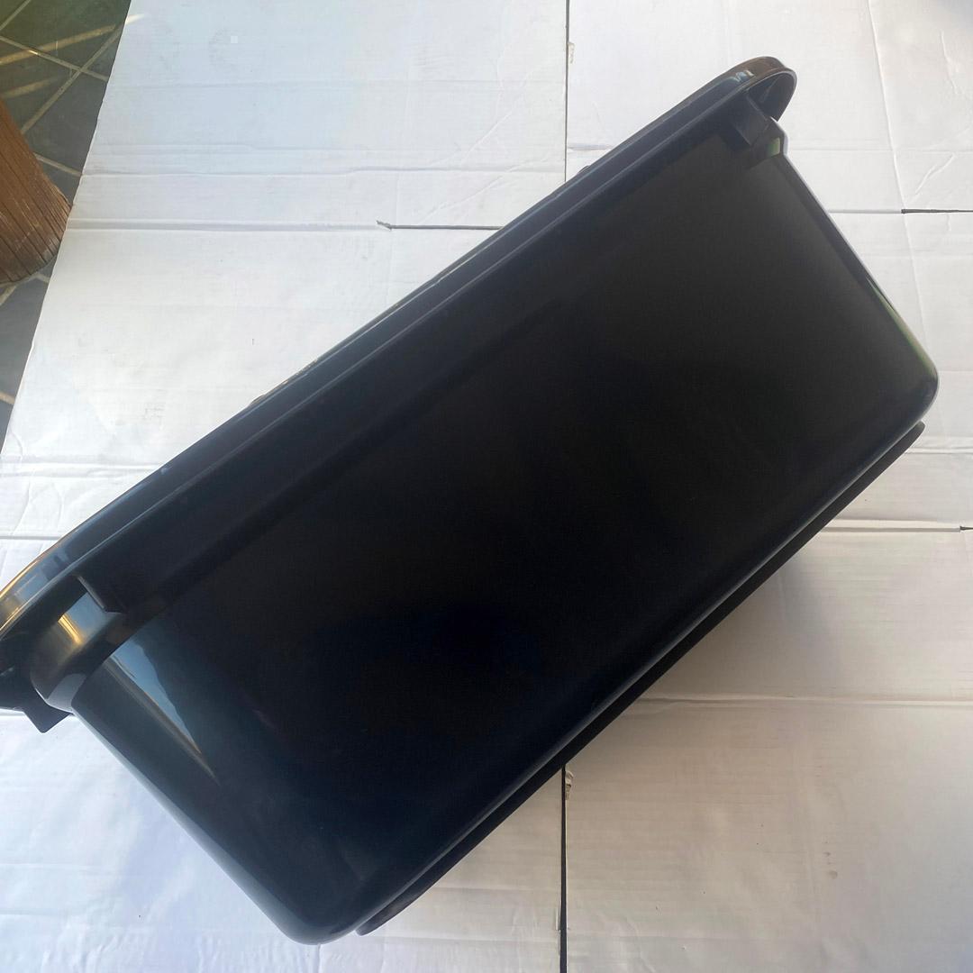 訳あり特価①】メダカ飼育ケース 75㍑黒x1個 オーバーフロー 金魚飼育