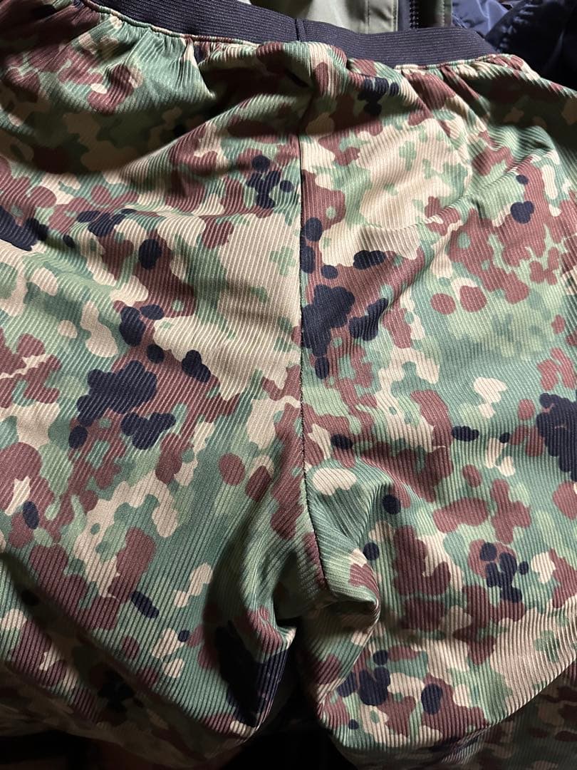 自衛隊ウィンドウストッパー迷彩上下L