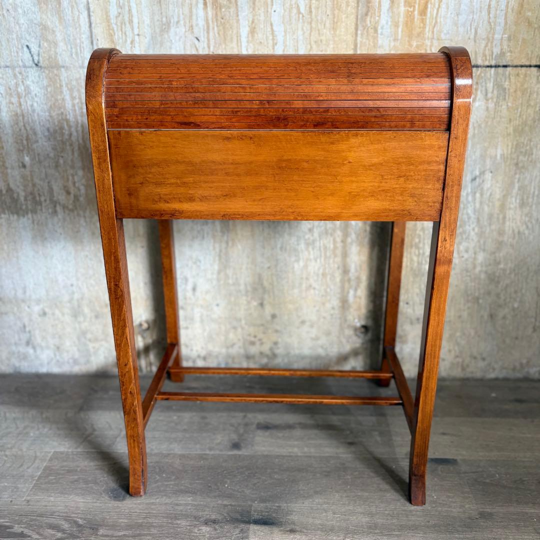 BOTTEGA ARTIGIANA イタリア ロールトップ ライティングデスク - メルカリ