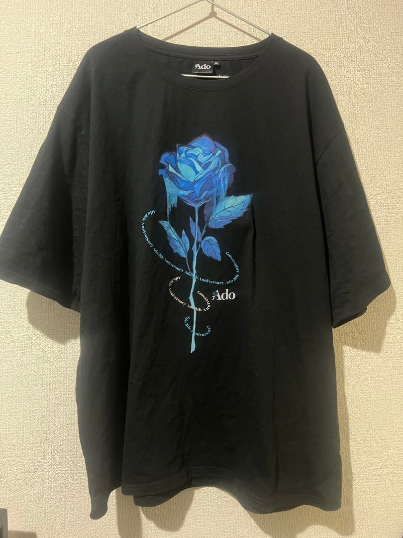 Ado 5th POPUP STORE ブルーローズTシャツ XL - メルカリ