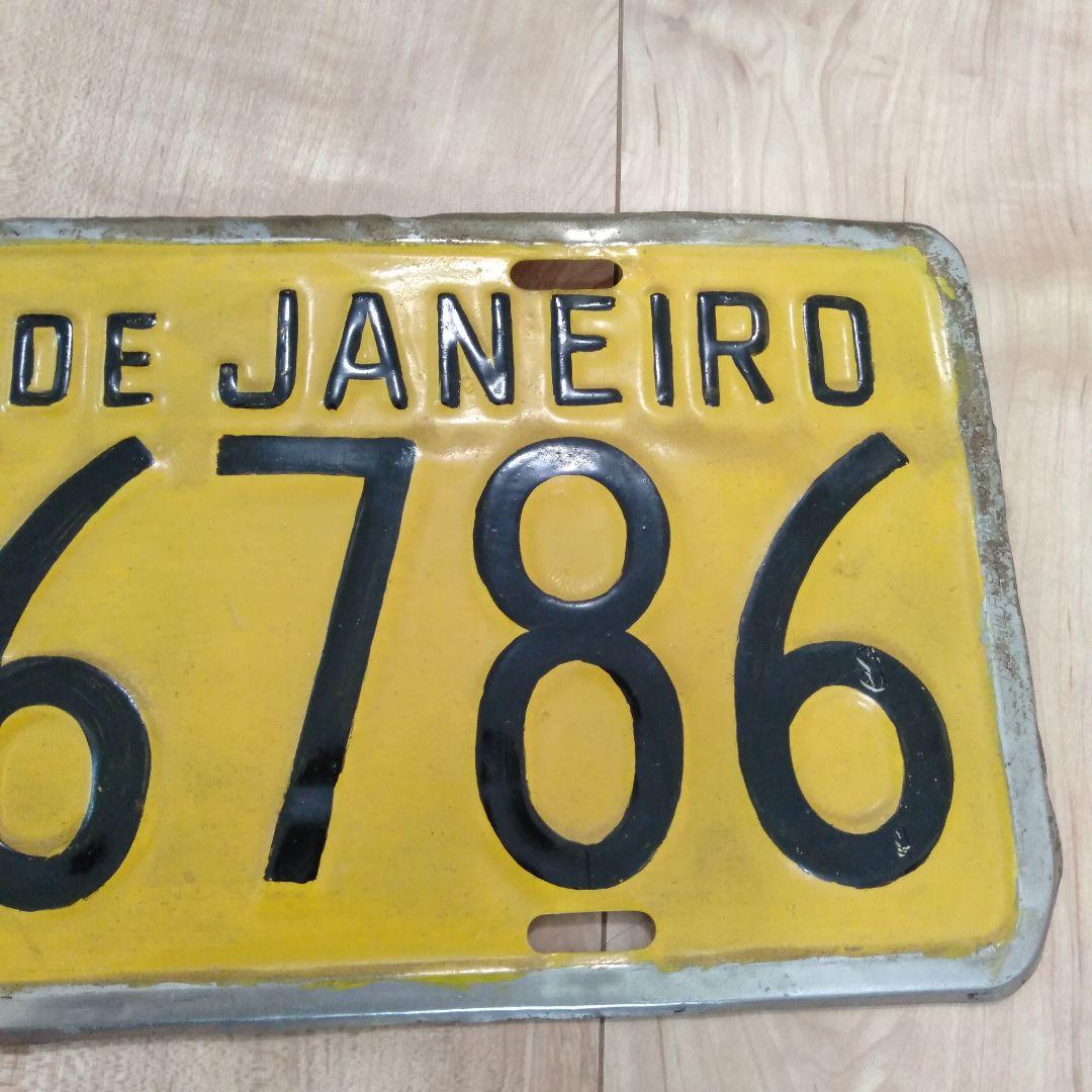 ナンバープレート アンティーク ブラジル - メルカリ