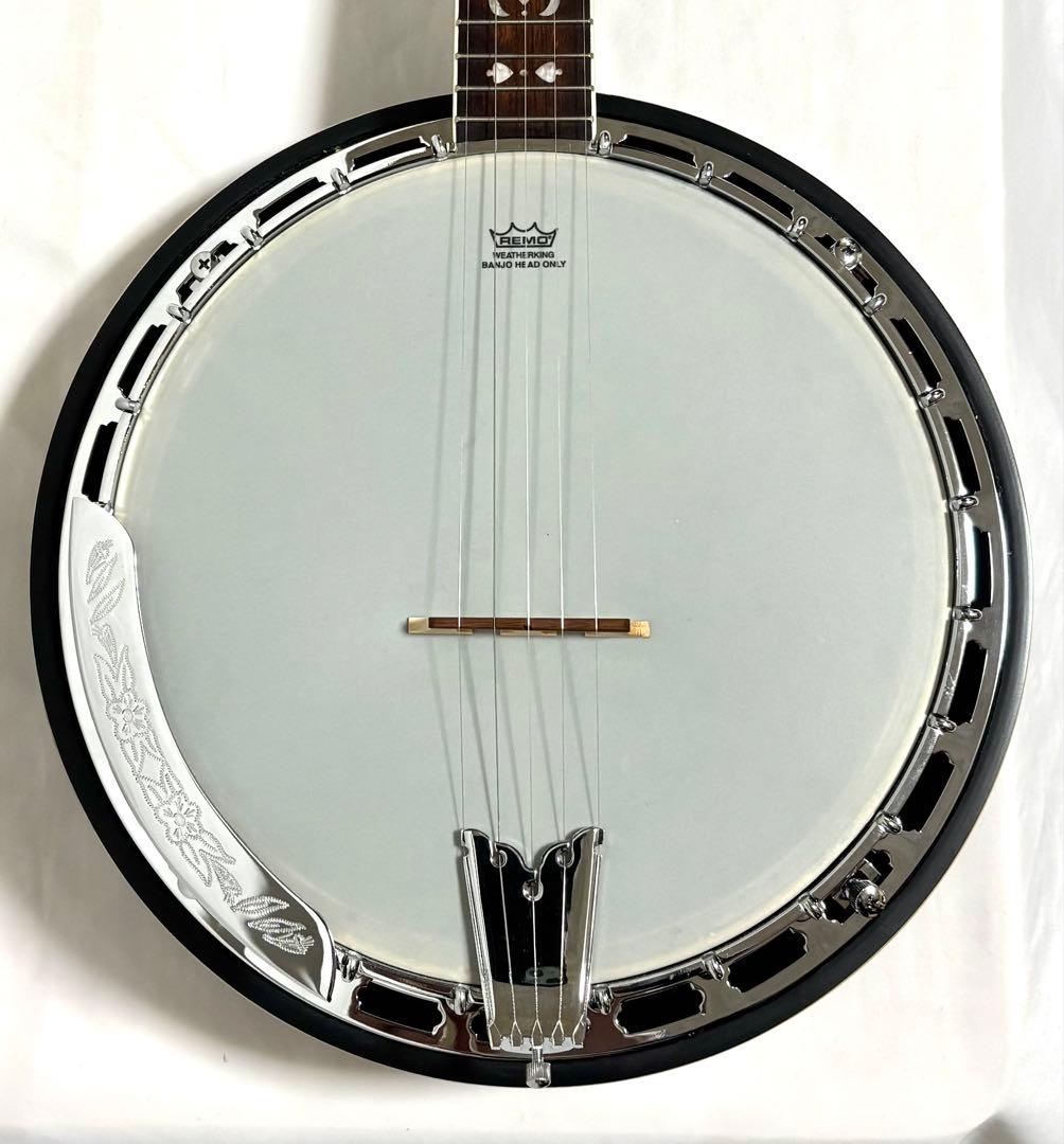 【美品、新品弦張替済】Aria 5弦バンジョー SB-40 ゴトーペグ