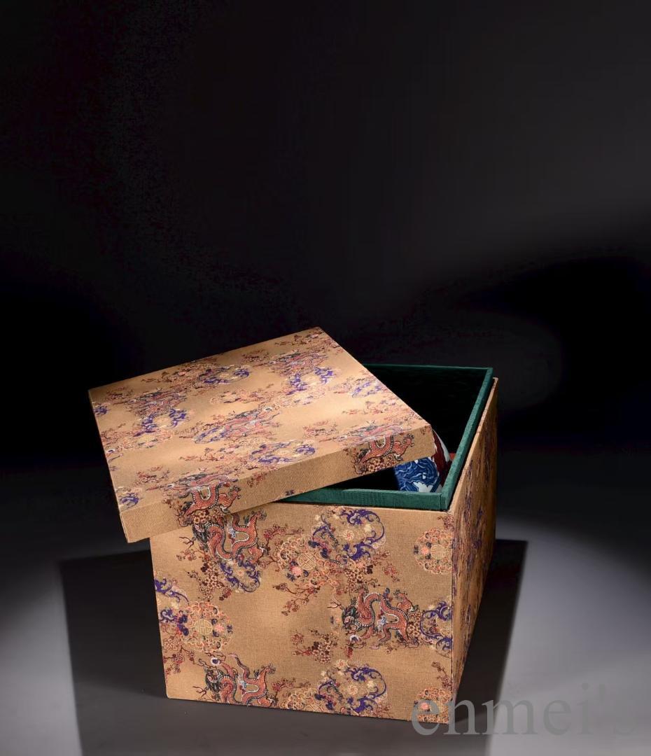 中国古美術 明洪武 青花釉裏紅麒麟紋梅瓶 青花磁 壺 唐