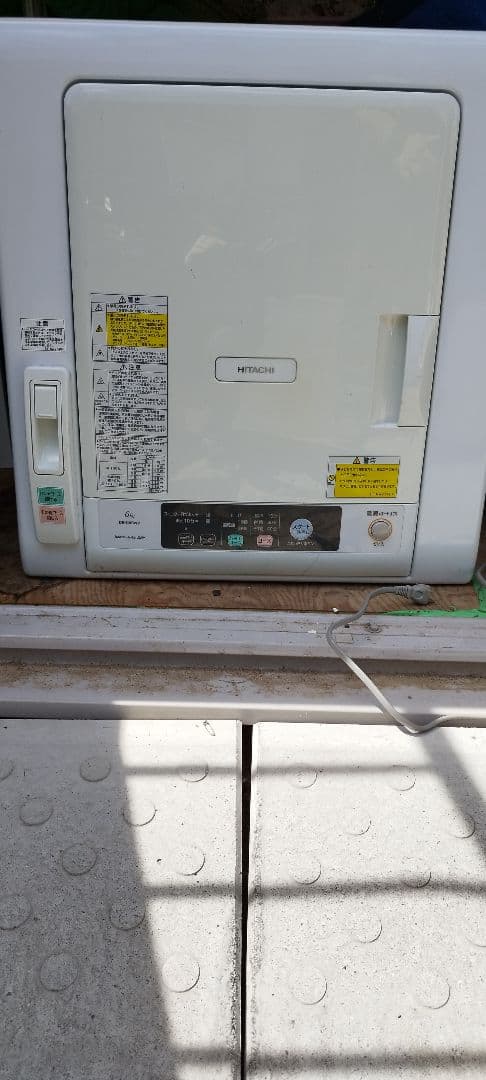 日立 DE-N60WV 6kg 衣類乾燥機 ヒーター&エアドライ 日立 HITACHI 衣類乾燥機[乾燥容量6.0kg] DE-N60WV-W の通販
