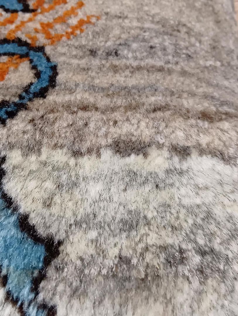 ギャッベ　クッション　ペルシャ絨毯　イラン　手織り(4)