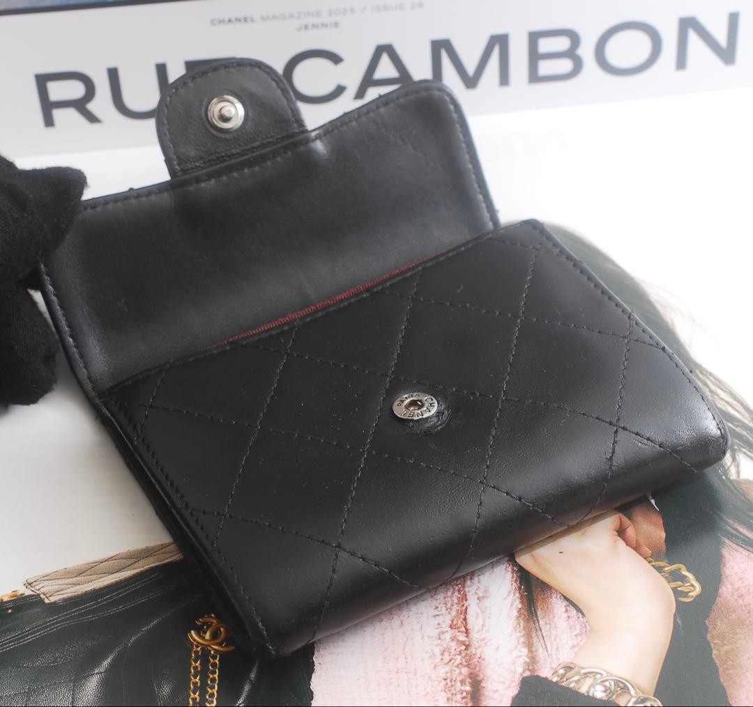 シャネル＊ラムスキン＊マトラッセ＊カードケース＊ケース＊小銭入れ＊財布