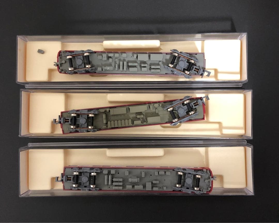 管理番号1617 京急800形旧塗装 NゲージKATO塗装済キット組立品T車3両