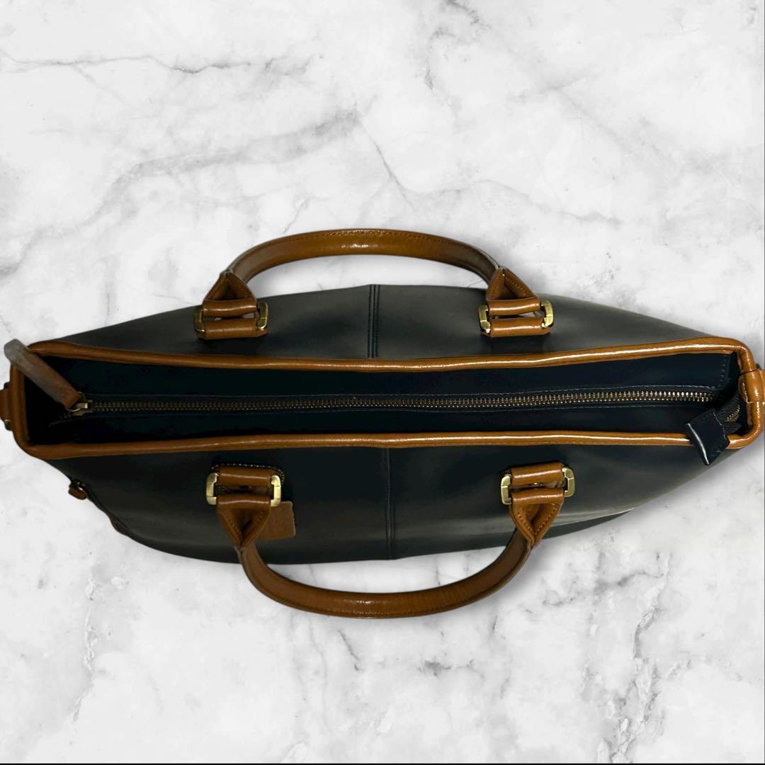 まちゃる 新品未使用】GOLD MEN ビジネスバッグ　トートバッグ　レザ