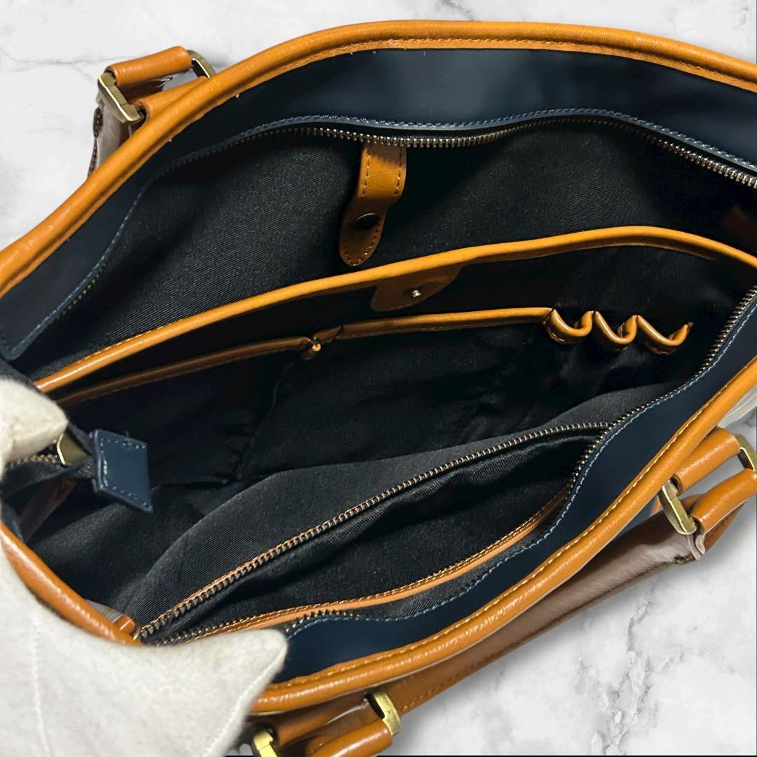 まちゃる 新品未使用】GOLD MEN ビジネスバッグ　トートバッグ　レザ