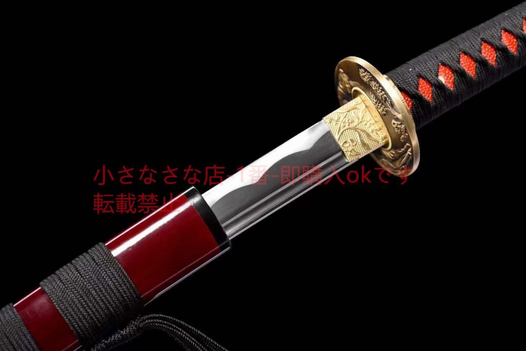 銅装炭素鋼侍刀【花千骨】  古兵器 武具 刀装具 日本刀 模造刀 居合刀