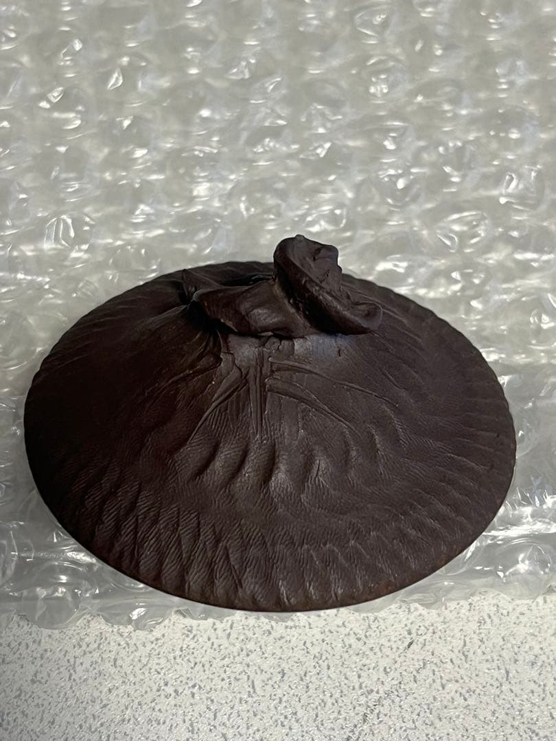 急須　紫泥　透彫　萬古焼　春山