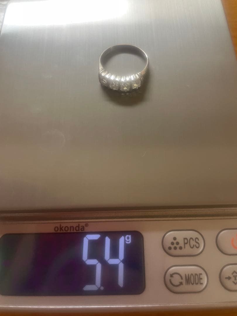 PT900プラチナダイヤモンドリング5.4g 1.07ct