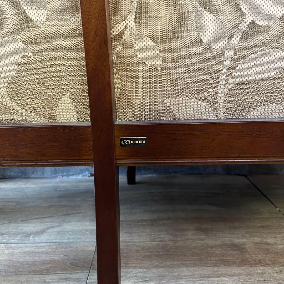 ミンチョ꧁マルニ木工 maruni꧂地中海2人掛け&1人掛けソファセット