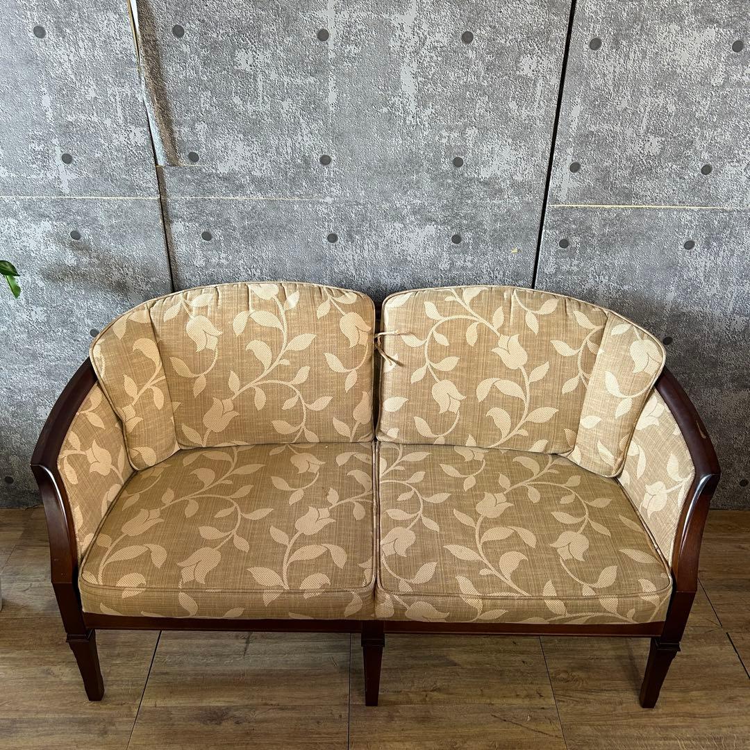 ミンチョ꧁マルニ木工 maruni꧂地中海2人掛け&1人掛けソファセット