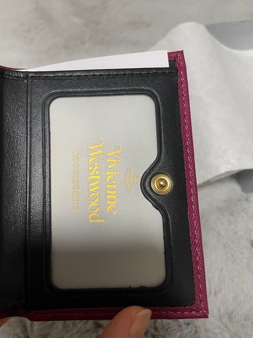在庫 処分ファッション - Vivienne Westwood 3つ折り財布 バーガンディ