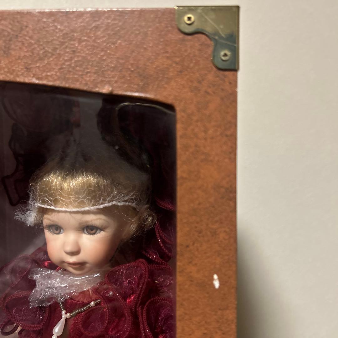 ビスクドール アンティーク 愛らしいお顔 着せ替え ドレス 人形