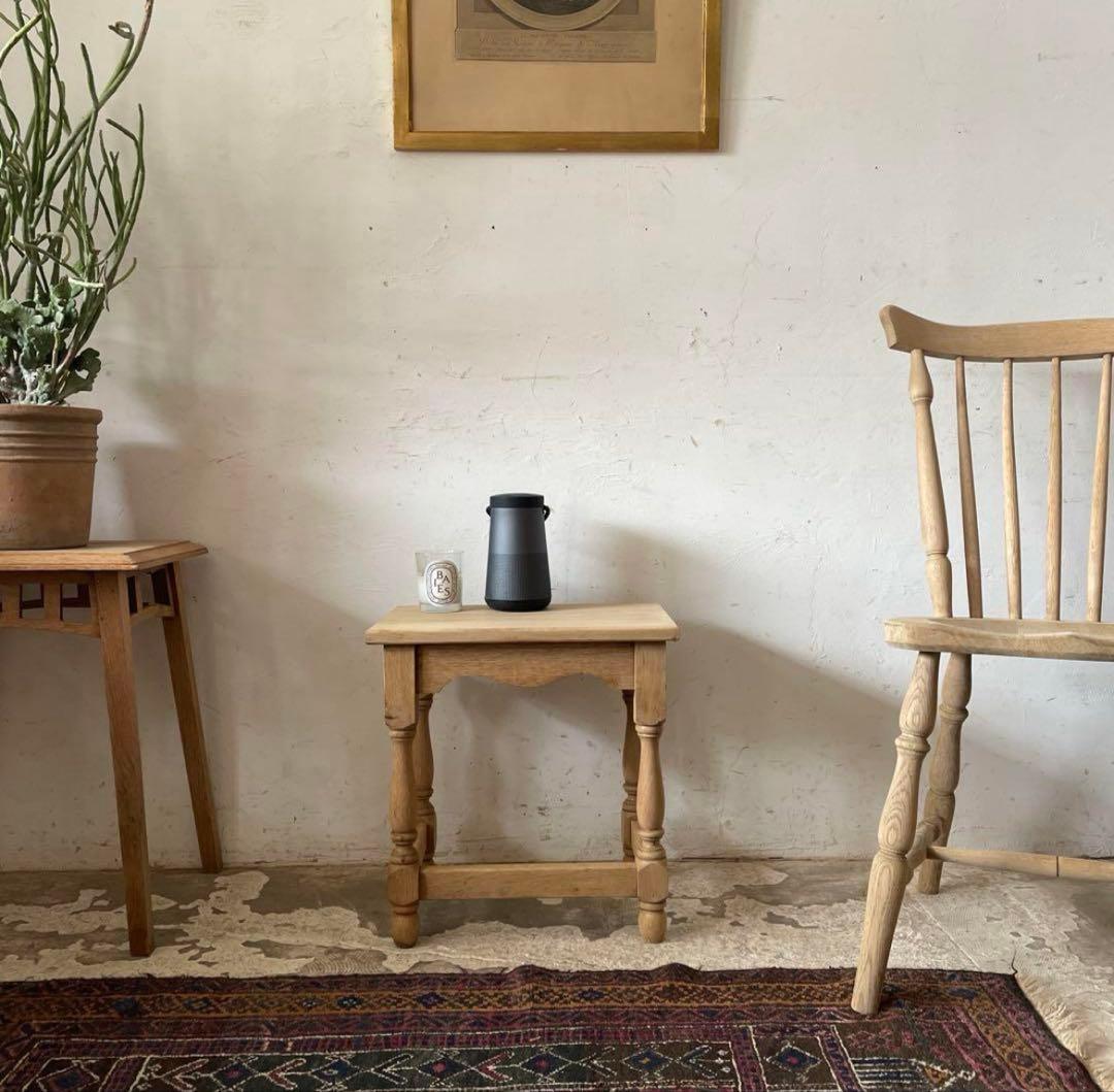 サイドテーブル 剥離 アンティーク