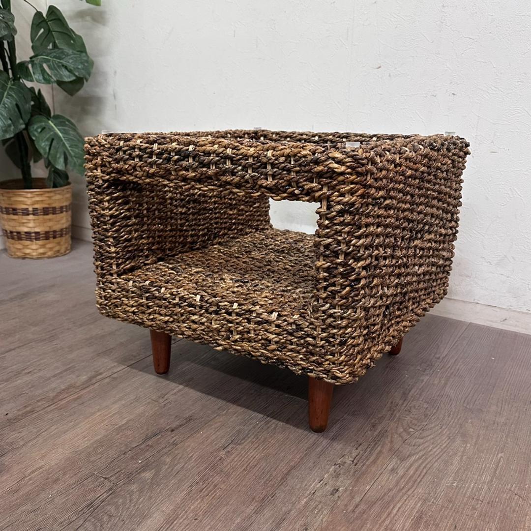 あさひなすずか様専用 アジアンテイスト ガラステーブル 幅 50cm