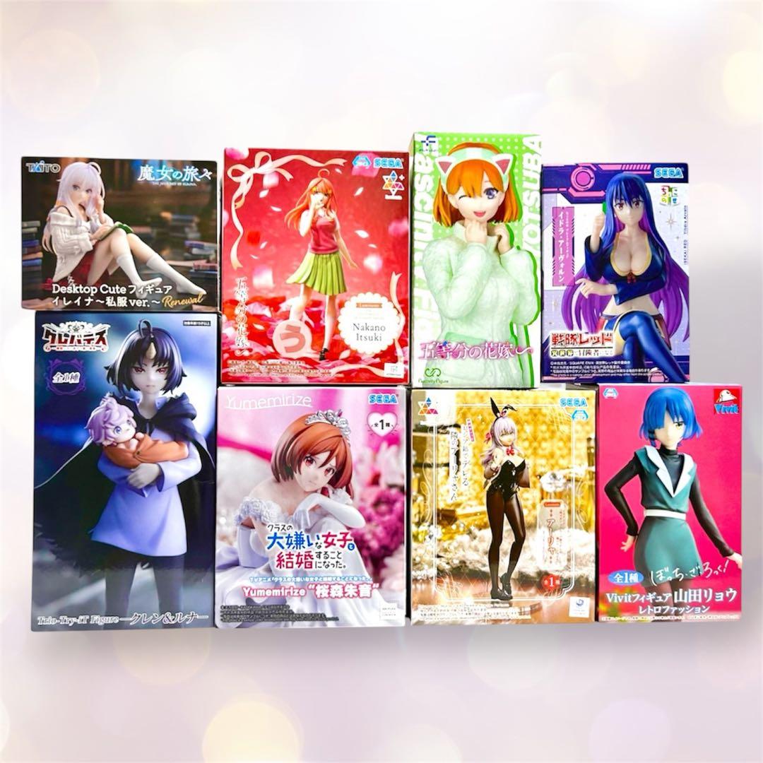 新品未開封】美少女 フィギュア プライズ 8体 まとめ売り - メルカリ