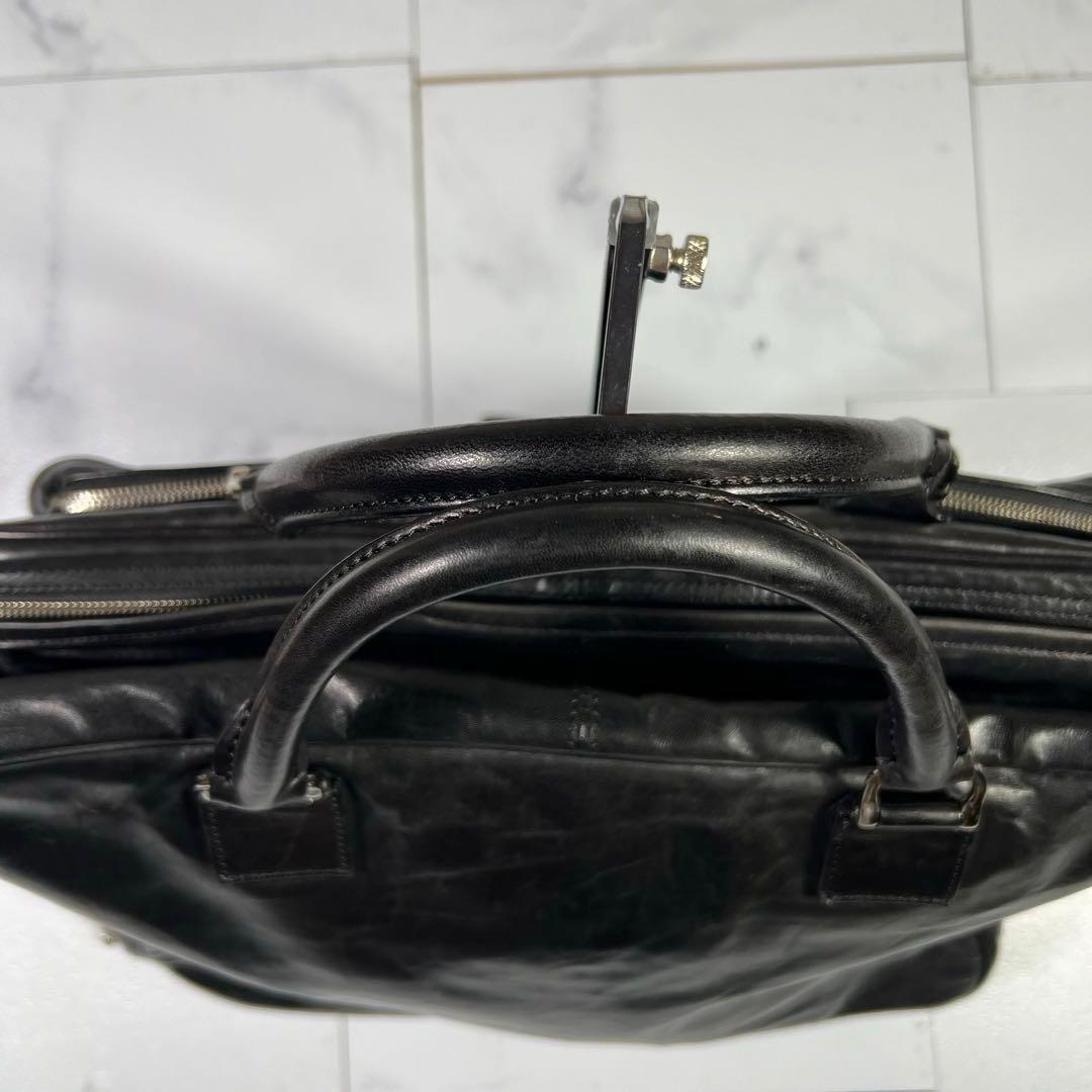 THE WARMTHCRAFTS マニュファクチャー SAM 黒 ビジネスバッグ