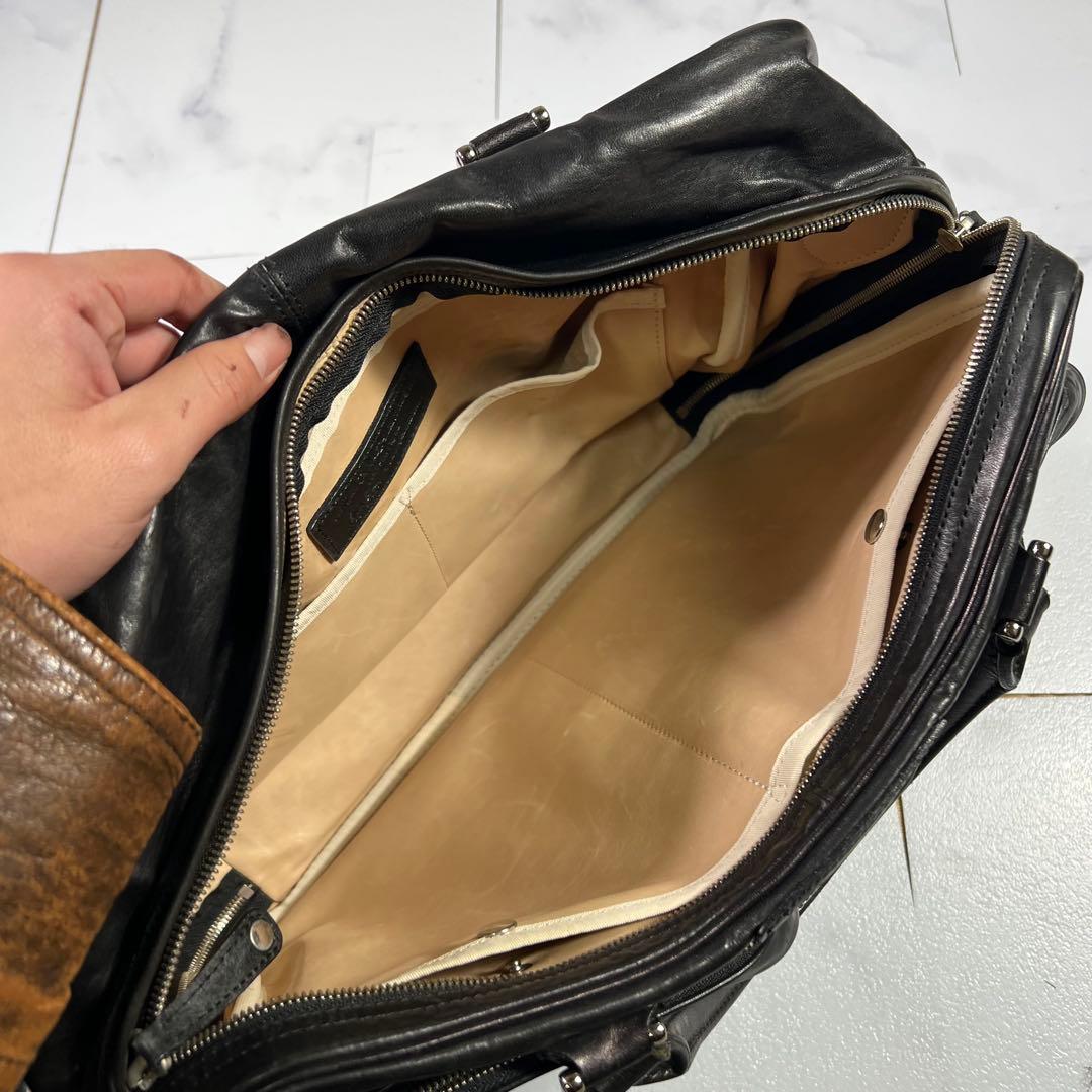 THE WARMTHCRAFTS マニュファクチャー SAM 黒 ビジネスバッグ