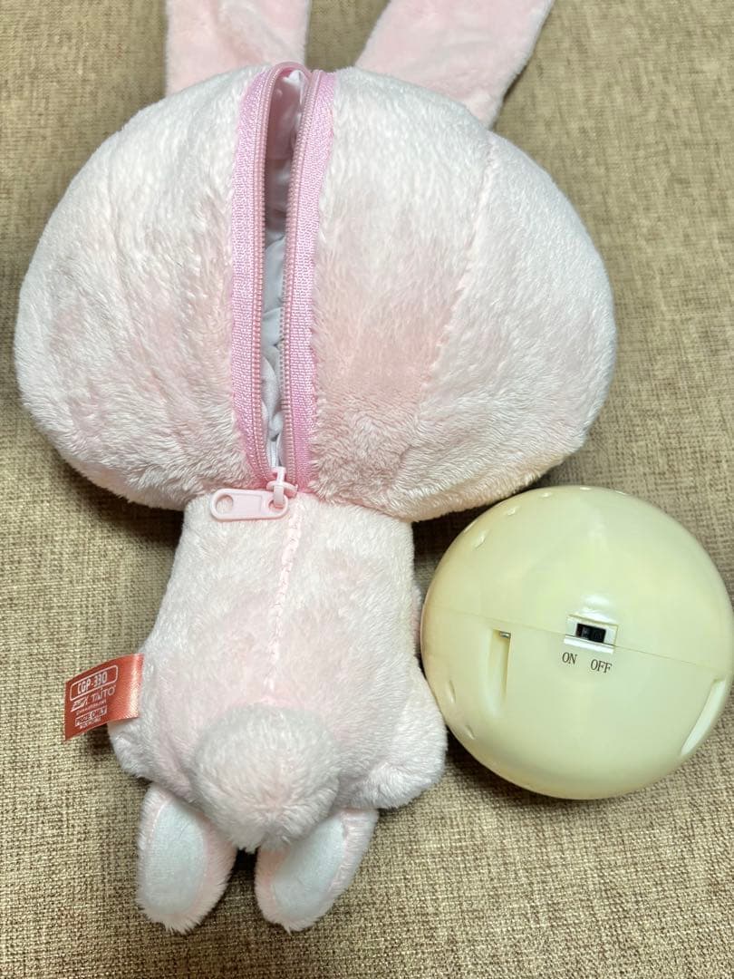 汎用うさぎ チャックスGP ぬいぐるみ 痙攣 グルーミー ピンク