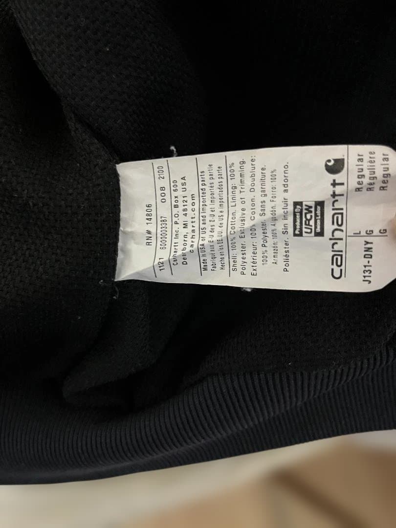 Carhartt ネイビー アクティブジャケット L