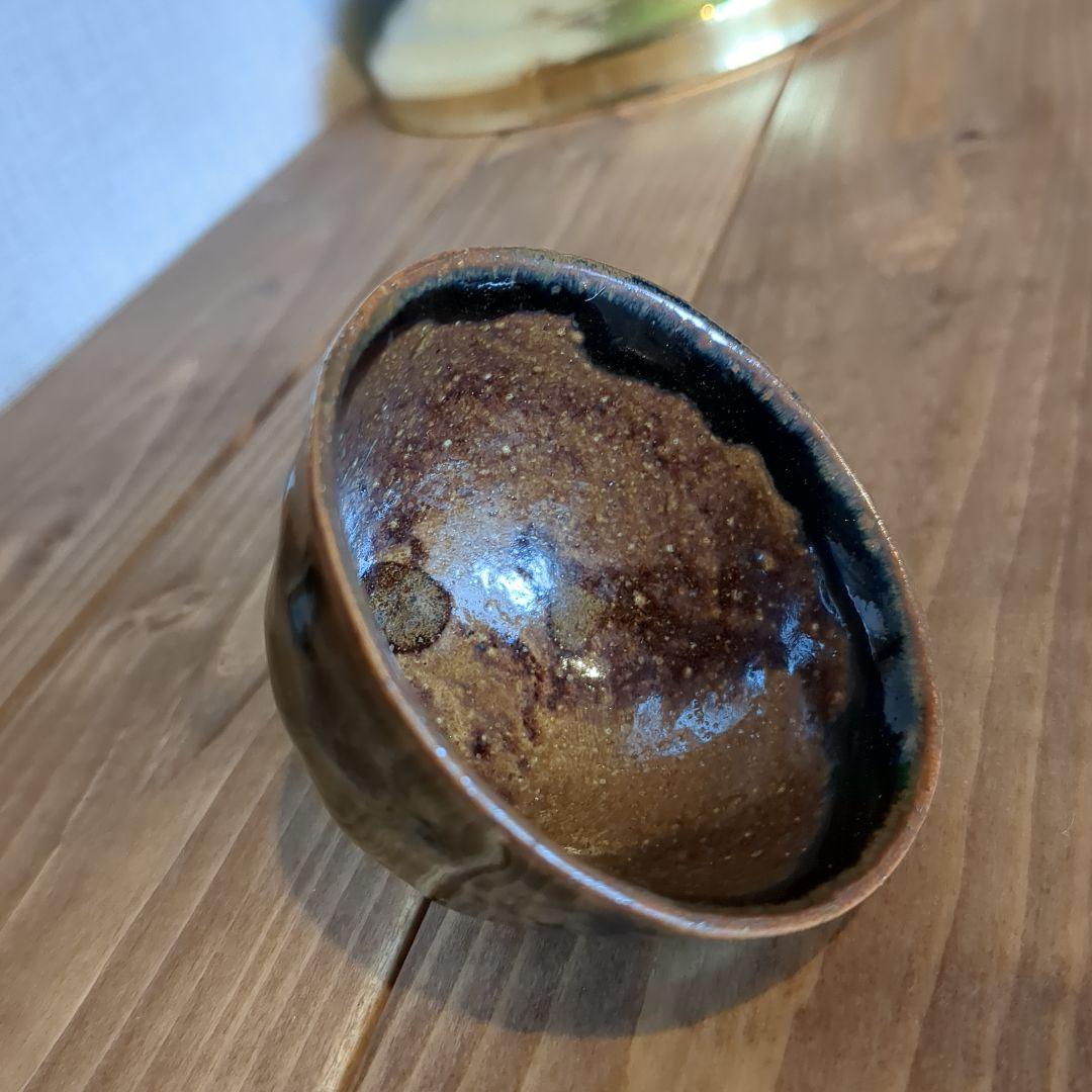 越中瀬戸焼　富山伝統工芸品　黒色　茶
