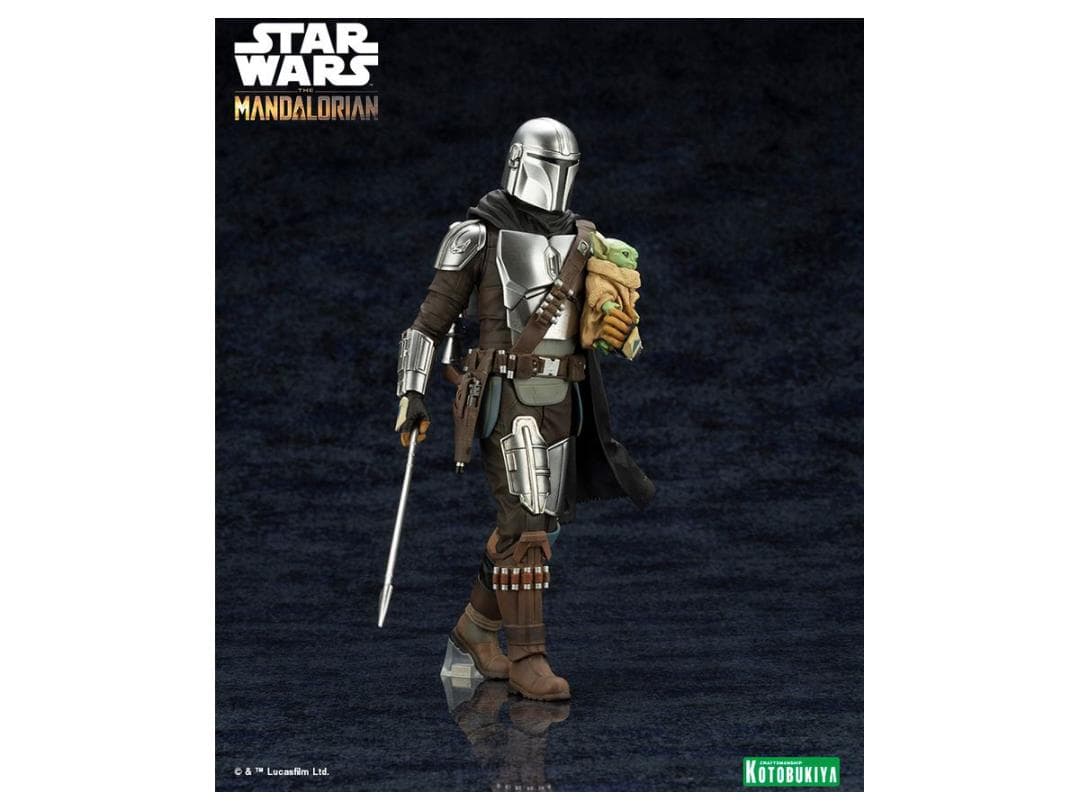 【新品】ARTFX+ マンダロリアン & グローグー withベスカースタッフ