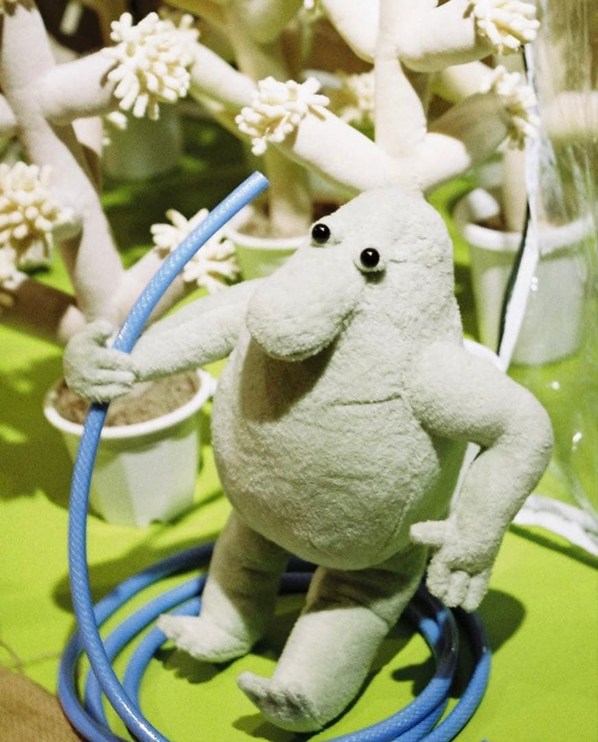 KASUMI OOMINEさん 鉢植えぬいぐるみ