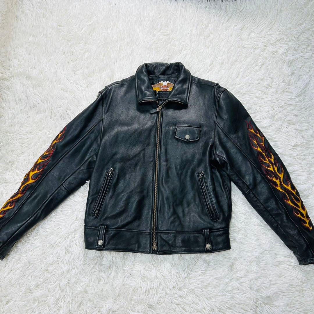ハーレーダビッドソン シングルライダース レザージャケット