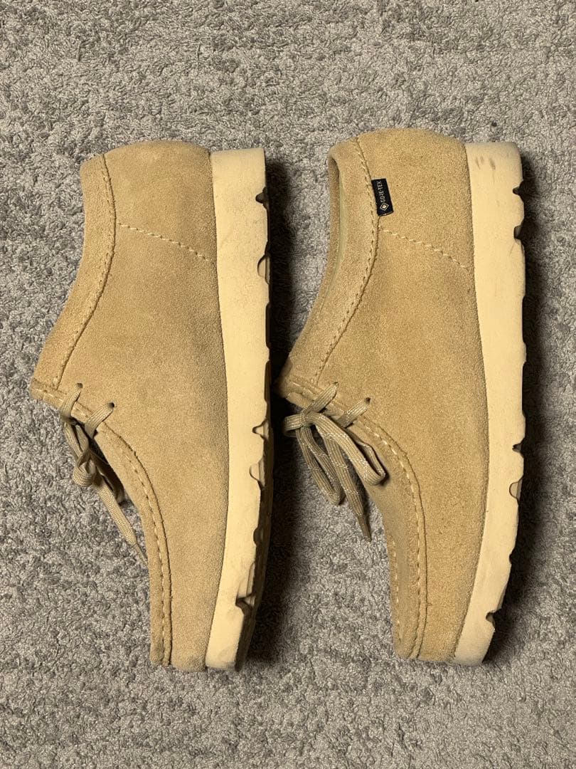 クラークス ワラビー ゴアテックス メイプルスウェード UK6.5 24.5cm