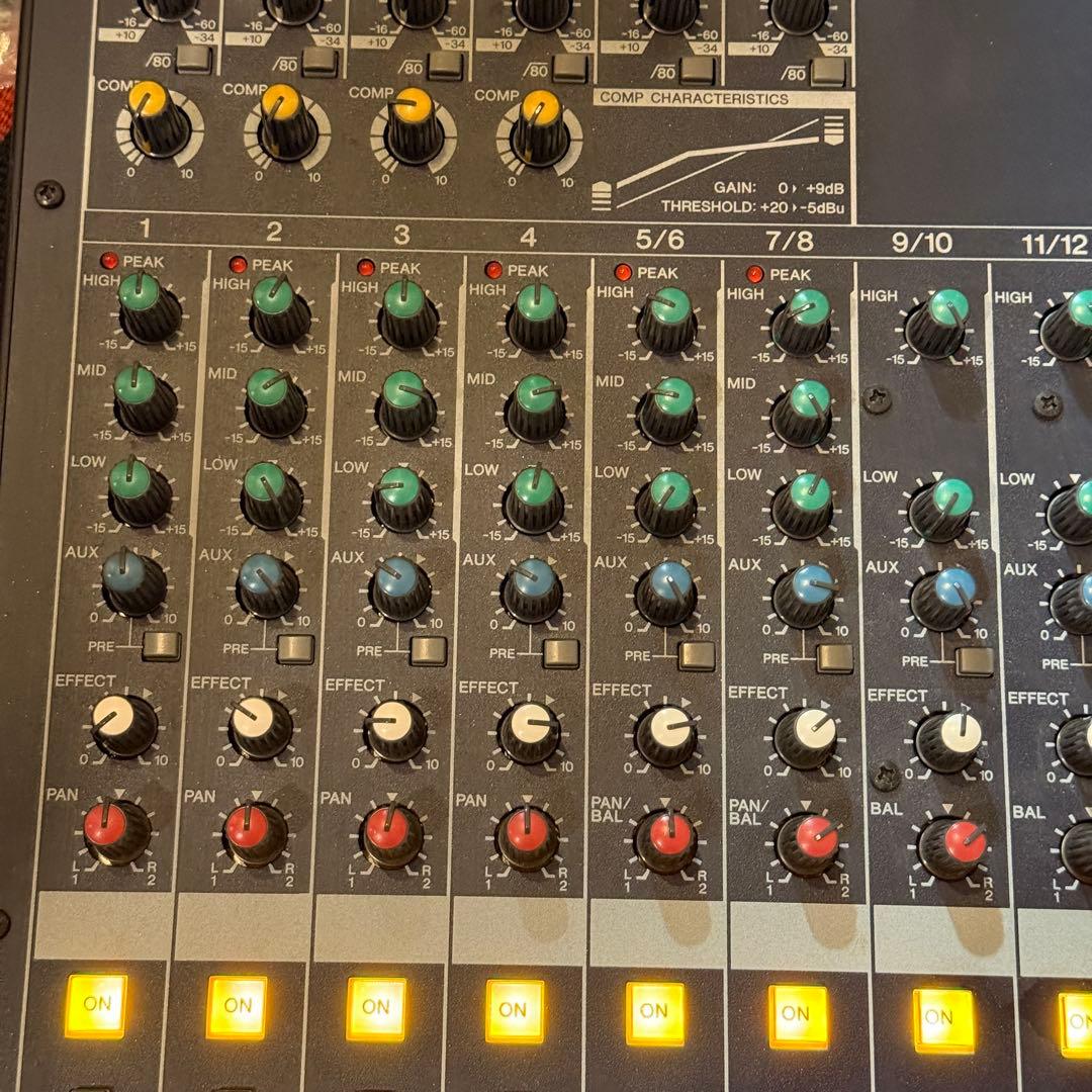 M*N様 【動作確認済み】YAMAHA MG124CX コンパクトミキサー ヤマ