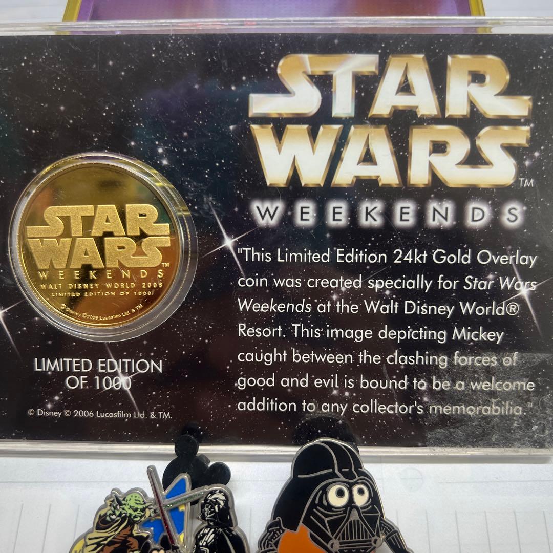 24kt 金スターウォーズ1000枚限定2006年 記念金メダル