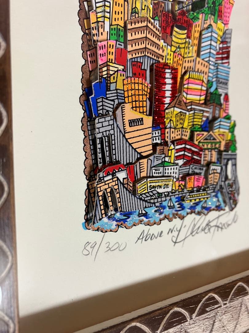 ジェームスリジィAbove NYC シルクスクリーン 89/300 Yahoo