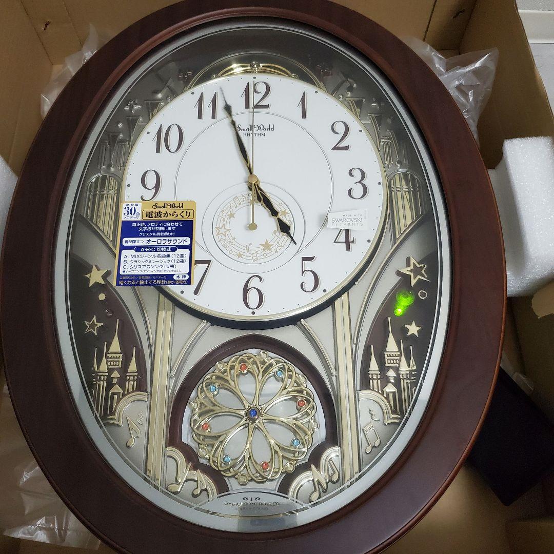 【お値下げ中/廃盤品希少】スモールワールド　ノエルM 電波からくり時計